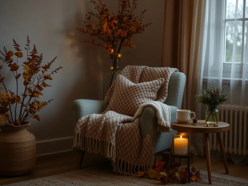 Cinematic autumn twilight featured scene