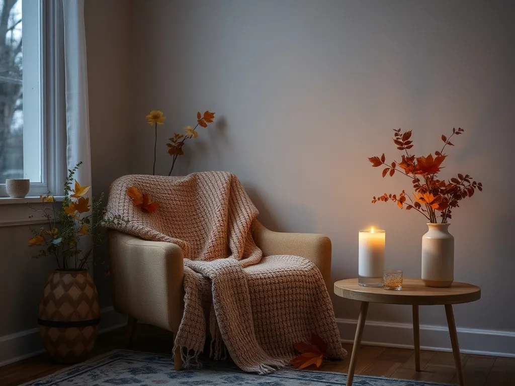 Quiet evening window view