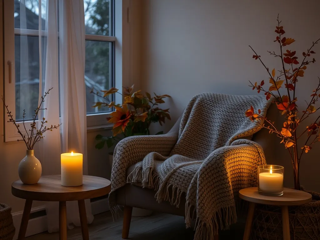 Quiet reading evening ritual